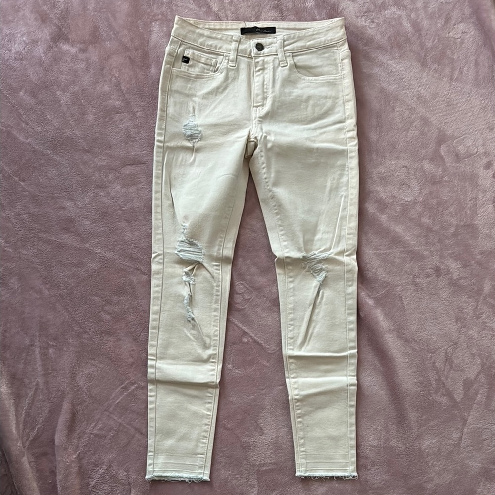 KanCan Distressed Light Pink Skinny Jeans